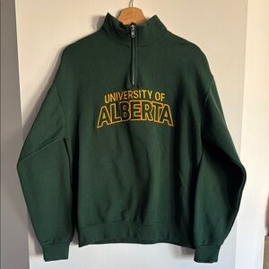 University of Alberta Green Pullover